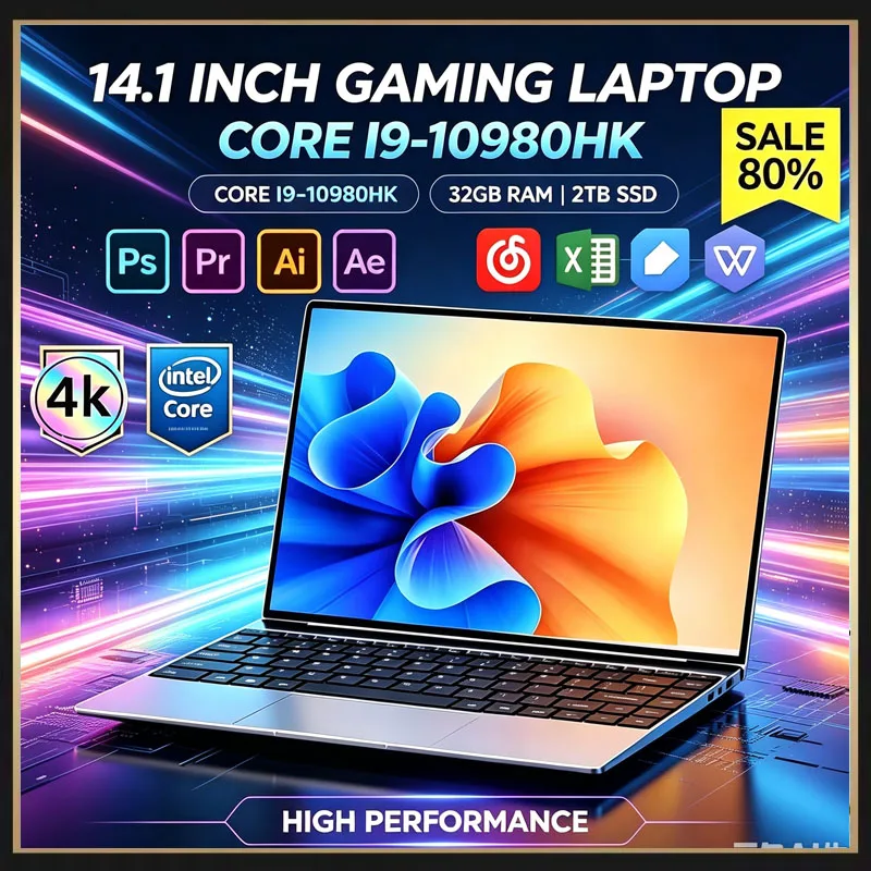 M.2 Ssd - 초슬림 14.1인치 노트북, 인텔 코어 i9-10980HK