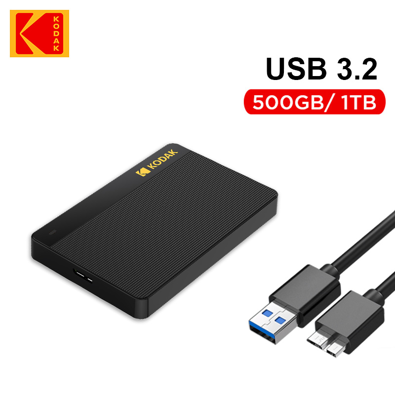 Ssd 500Gb - 코닥 휴대용 외장 하드 드라이브 P160