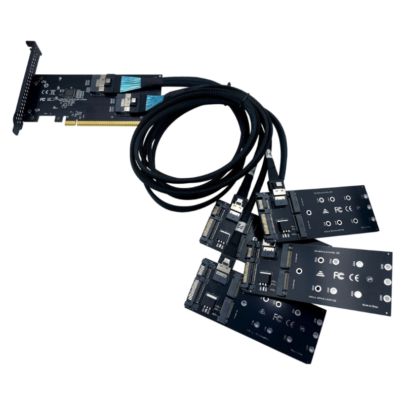 NEW PCIe X16 SFF‑8654 SlimSAS  - Memory Card Ssd 리뷰 및 가격