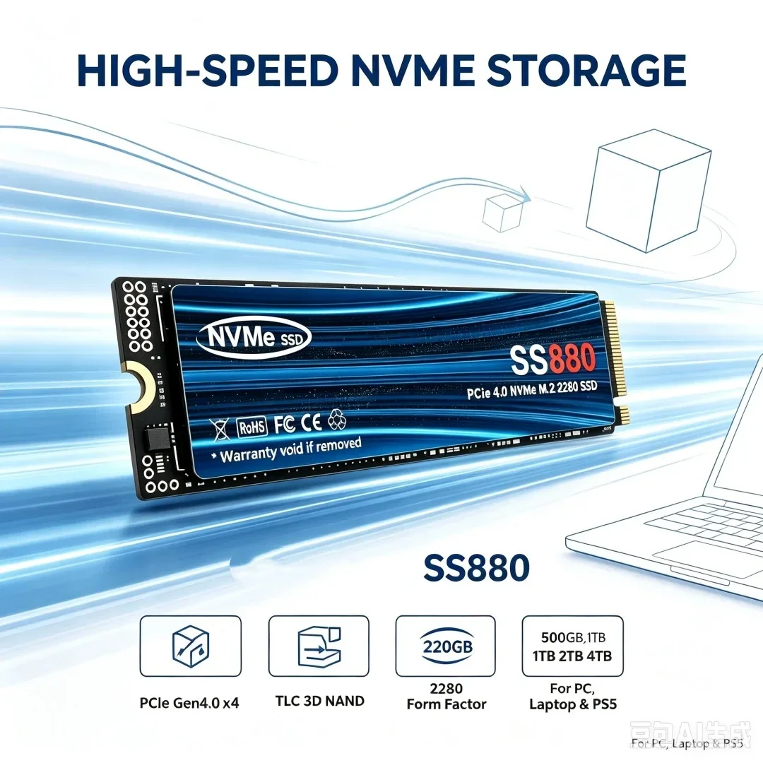 고속 SS880 NVMe M.2 SSD, PCIe 4. - Ssd 500Gb 리뷰 및 가격