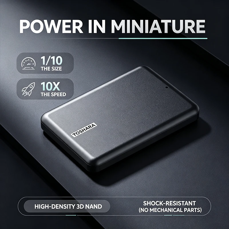TOSHARA A5 휴대용 SSD, 4TB, 2TB,  - Ssd 500Gb 리뷰 및 가격